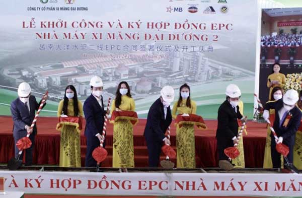 Lễ khởi công và ký hợp đồng EPC Nhà máy Xi măng Đại Dương 2